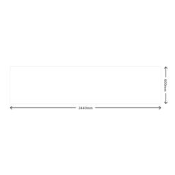 Splashwall Matt Black & White Misty Woods Acrylic Splashback, (H)600mm (W)2440mm (T)4mm - thumbnail 3