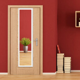 "48"" Over Door Wall Mirror -  Modern Space Saving Full Body Mirror - Full Length Mirror For Bedroom & Bathroom -" - thumbnail 4