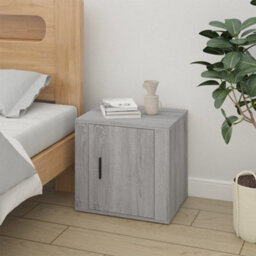 Berkfield Bedside Cabinets 2 Pcs Grey Sonoma 50X39X47 Cm - thumbnail 3