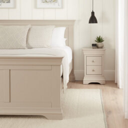 The Furniture Market Wilmslow Grey Slim 2 Drawer Bedside - thumbnail 2