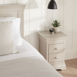 The Furniture Market Wilmslow Grey Slim 2 Drawer Bedside - thumbnail 5