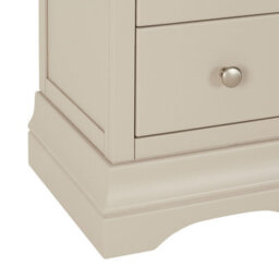The Furniture Market Wilmslow Grey Slim 2 Drawer Bedside - thumbnail 8