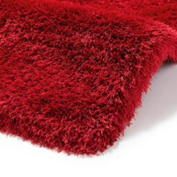 Red Plain Handmade Modern Shaggy Easy To Clean Rug For Bed Room Living Room And Dining Room-60Cm X 120Cm - thumbnail 2
