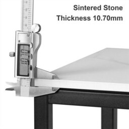 Adjustable Marble Console Table Heavy Duty Hallway Entryway - thumbnail 4