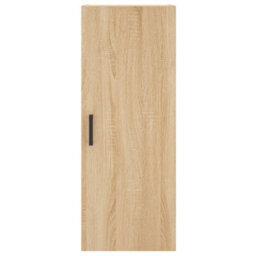 Berkfield Elegant Highboard Sonoma Oak 34.5X34X180 Cm Engineered Wood - thumbnail 8