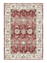 Silk Road Red Traditional Large Rug, (L)230.6Cm X (W)160Cm