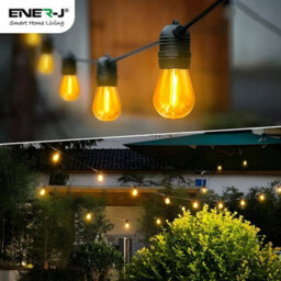 Ener-J 15M Flame Effect Led String Light Kit 15 Bulbs Black 240V - thumbnail 4
