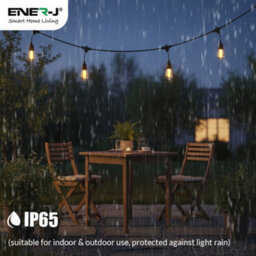 Ener-J 15M Flame Effect Led String Light Kit 15 Bulbs Black 240V - thumbnail 3