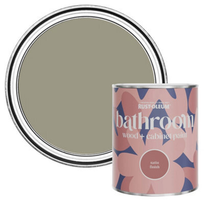 Rust-Oleum Grounded Satin Bathroom Wood & Cabinet Paint 750Ml - image 1