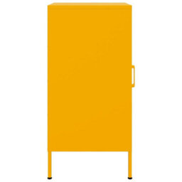 Berkfield Sideboards 2 Pcs Mustard Yellow 36X39X79 Cm Steel - thumbnail 8
