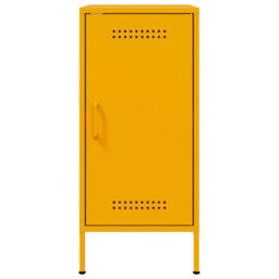 Berkfield Sideboards 2 Pcs Mustard Yellow 36X39X79 Cm Steel - thumbnail 7