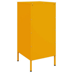 Berkfield Sideboards 2 Pcs Mustard Yellow 36X39X79 Cm Steel - thumbnail 9