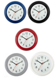 Acctim Wycombe Kitchen Office Quartz Numeric Numbers Wall Clock 22Cm 21412 - Blue - thumbnail 3