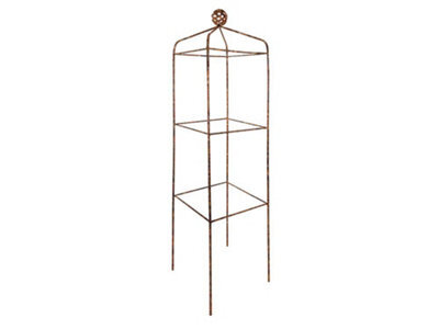 Garden Pride Square Brighton Obelisks - Raw Steel Designed To Rust - image 1