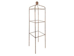 Garden Pride Square Brighton Obelisks - Raw Steel Designed To Rust - thumbnail 1