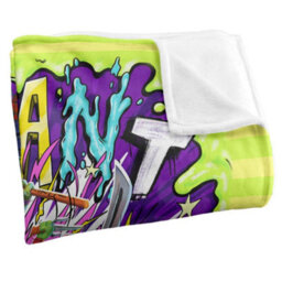 Teenage Mutant Ninja Turtles: Mutant Mayhem Turtle Vs Baddies Silky Supersoft Blanket Multicoloured (152Cm X 127Cm) - thumbnail 3