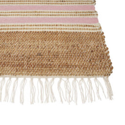 Beliani Rug Mirza Pastel Pink 160 X 230 Cm Jute - thumbnail 7