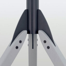 "Avf Hoxton Tripod Tv Stand For Tvs Up To 70"" (40Kg) - Grey Wood Legs, Adjustable Height & Tilt, Glass Shelf, Cable Management" - thumbnail 7
