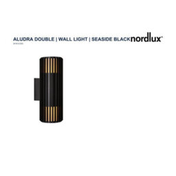 Nordlux Aludra Outdoor Aluminium Wall Light Coastal/marine Safe Black,mains - thumbnail 6
