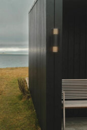 Nordlux Aludra Outdoor Aluminium Wall Light Coastal/marine Safe Black,mains - thumbnail 1