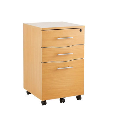 3 Drawer Filing Cabinet Under Desk Pedestal - image 1