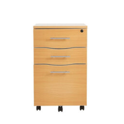 3 Drawer Filing Cabinet Under Desk Pedestal - thumbnail 3