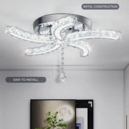 K5 Crystal Led Lamp Ceiling Light Chandelier Living Room Bedroom Pendant Light - thumbnail 6