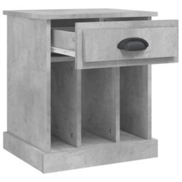 Berkfield Bedside Cabinet Concrete Grey 43X36X50 Cm - thumbnail 6