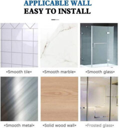 Stainles Steel Toilet Roll Paper Holder Strong Self Adhesive Stick Wall Mount Uk - thumbnail 6
