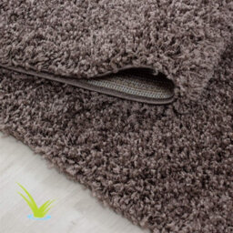 STALWART Modern Shaggy Rug - 5Cm Plush Thick Pile, Non-Slip, Soft Touch Carpet - Washable Area Rugs (Taupe, 120X170 Cm) - thumbnail 2