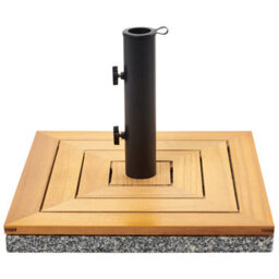 Beliani Parasol Base Ceccano Square Brown 21 Kg
