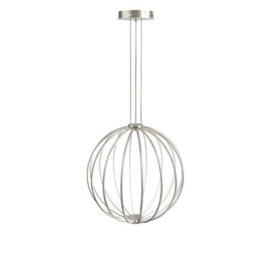CGC Lighting Cgc Paraplu 3 Globe 90Cm Satin Nickel Led Ceiling Pendant Light - thumbnail 2
