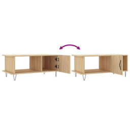 Berkfield Durable Coffee Table Sonoma Oak 90X50X40 Cm Engineered Wood - thumbnail 9