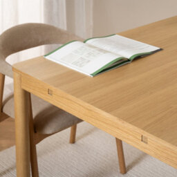 Furniture To Go Atlantic  Dining Table In Oak Lacquered Veneer - thumbnail 5