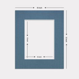 Ak Frames 12X10 Pompadour Picture Mounts To Fit 8X6 Aperture Size - Mount Board Only (No Frame Included) - thumbnail 3