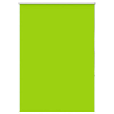 Berkfield Roller Blind Blackout Leaves Green 115X150 Cm Fabric Width 110.7 Cm Polyester - image 1
