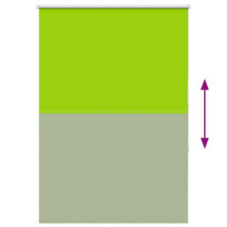 Berkfield Roller Blind Blackout Leaves Green 115X150 Cm Fabric Width 110.7 Cm Polyester - thumbnail 9