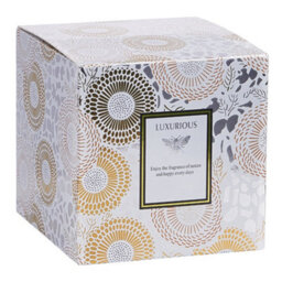 Breeins Embossed Cup White Handmade English Pear Freesia Soy Wax Scented Candle - thumbnail 7