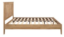 Save On Goods UK 4Ft6 Double Oak Finish Bed Frame,bedstead. Wood Wooden - thumbnail 4