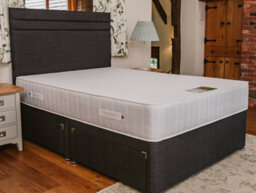Divan Base Direct Windsor Extra Firm High Density Foam Supreme Divan Bed Set 5Ft King 4 Drawers - Naples Slate - thumbnail 5
