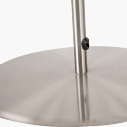 Pacific Lifestyle Set Of 2 Elin Brushed Silver And Steel Grey Table Lamp - thumbnail 7