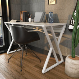 Decorotika Gyza Study And Writing Desk White Marble Effect White - thumbnail 3