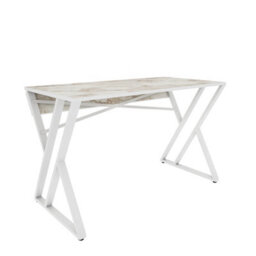 Decorotika Gyza Study And Writing Desk White Marble Effect White - thumbnail 5
