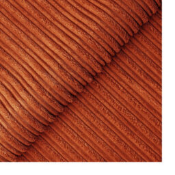 Hannah Jumbo Cord 4 Seater Left Hand Facing Corner Sofa Orange - thumbnail 5