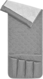 Generic Sofa Remote Control Armrest Organizer With 5 Pockets, Adjustable Laptop Storage - thumbnail 1