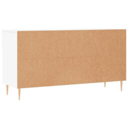 Berkfield Industrial Shoe Bench White 102X35X55 Cm Engineered Wood - thumbnail 8