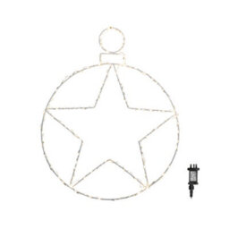 Samuel Alexander 48Cm Light Up Hanging Christmas Star Bauble With 236 Warm White Leds - thumbnail 8