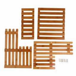 Living And Home 2-Tier Solid Wood Display Rise Plant Display Stands Compact Plant Stand For Desk Or Counter 30Cm (H) - thumbnail 3