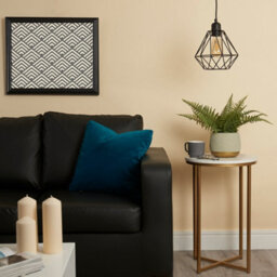 Valuelights Casco Matt Black Ceiling Rose And Flex Lampholder Fitting With Black Wire Shade - thumbnail 5