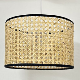 First Choice Lighting Set Of 2 Kona Natural Rattan 25 Cm Easy Fit Pendant Shades - thumbnail 4
